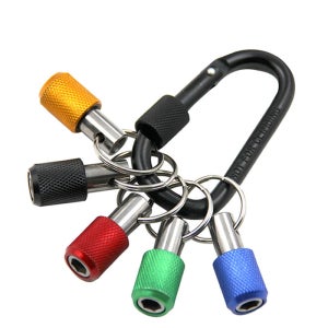 솔리드 비트홀더 5P 세트 홀드 공구 육각비트 고리 드라이버 임팩 걸이