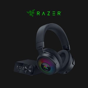 [레이저 코리아] 레이저 크라켄 V4 PRO 무선 게이밍 헤드셋+컨트롤 허브 Chroma