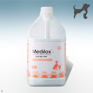 메디록스P 펫 3세대 살균소독제 저자극 고수준 강아지 고양이 탈취제 4L, 1개