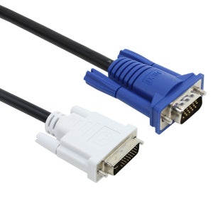 DVI-I to RGB 케이블 모니터선 영상 VGA변환 TV 데스크탑