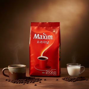 동심 맥심 오리지날 리필용 커피 500g 알커피 봉지