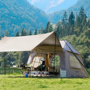 스위트홈 에어텐트 원터치텐트 티타늄블랙코팅 그늘막 타프 경량 사각 나들이 피크닉