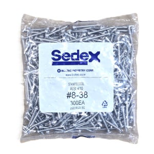 sedex 스텐직결피스 와샤타입 나사못 8x38(300개)봉지판매