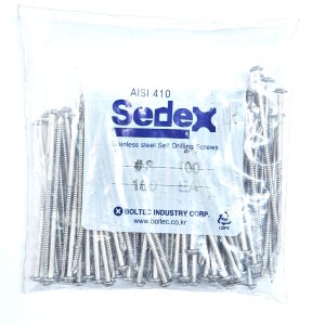 sedex 스텐직결피스 와샤머리 나사못 8x100(100개)봉지판매