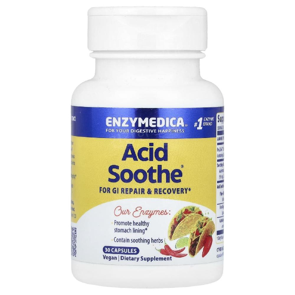 <b>엔자이메디카</b> 효소 애시드 스무스 30캡슐 엔자임 파파야잎 <b>아연</b> Acid Soothe