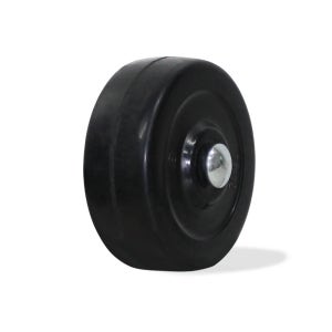 KCCY 경량 76mm-32mm(3인치) 검정색고무바퀴세트대차구르마바퀴 볼트너트포함 일년품질보증