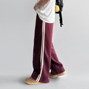 와이드트레이닝팬츠 트랙 스웻 팬츠 남자 편안한 밴딩 바지