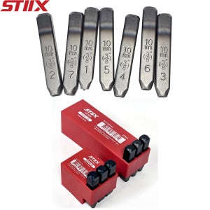 숫자펀치 철 각인 스틱스 마킹 12mm 9pcs