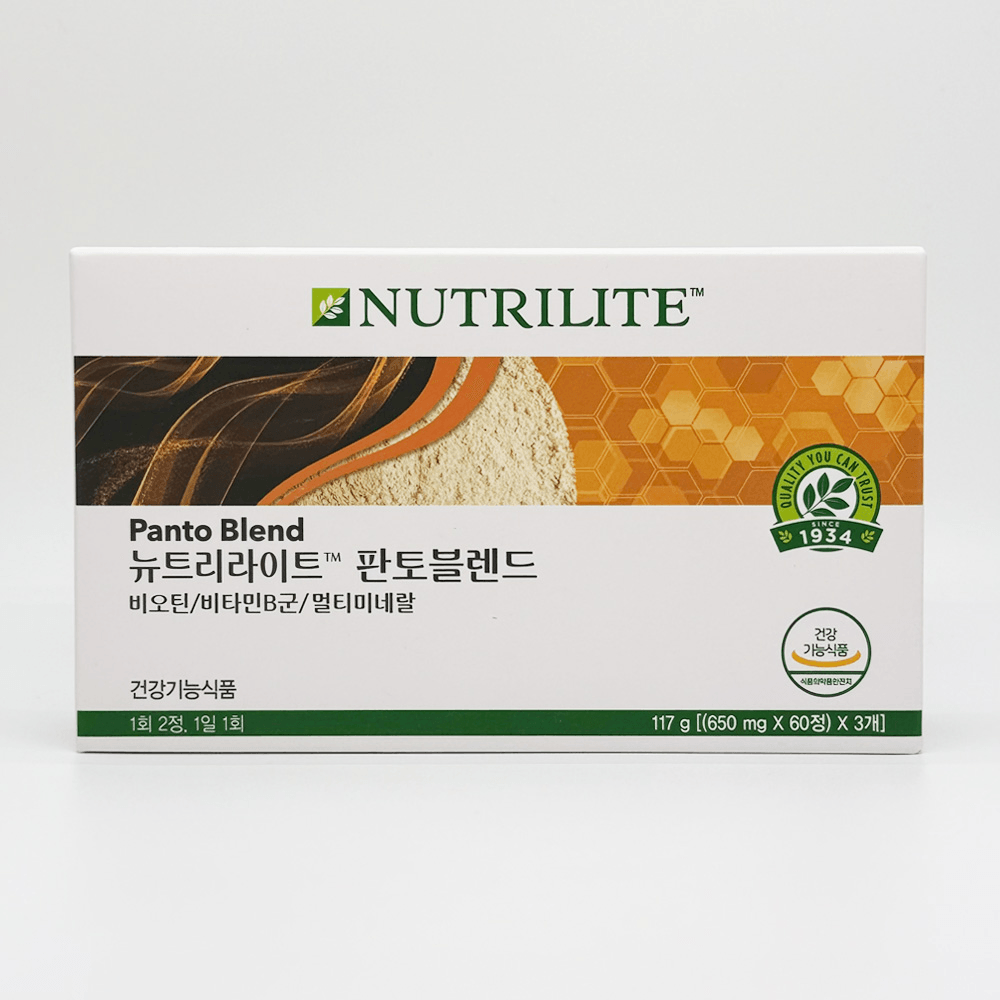 암웨이 <b>판토블렌드</b> 번들팩 60정X3개 비오틴 비타민B