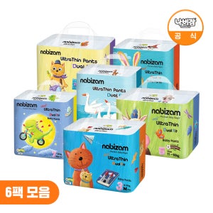 [특선물] 나비잠 기저귀 울트라씬듀얼핏 팬티 중형(32매X6팩) / 제품선택