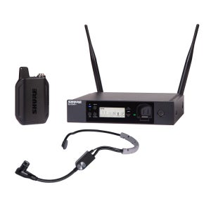 SHURE GLXD14R+/SM35 슈어 GLXD+ 1채널 랙 장착형 바디팩 무선 마이크 세트 SM35 포함