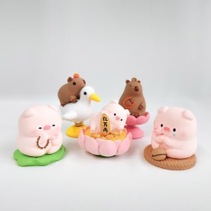 차량용 악세사리 인형 대시보드 차량 장식 자동차 액세서리 카피바라 돼지