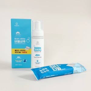 물없이 감는 버블 샴푸 워터리스 드라이 샴푸 200ml 기획세트