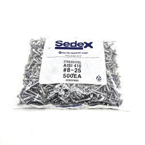 sedex 스텐직결피스 접시머리타입 8x25(500개)봉지판매 나사못