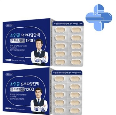 (고함량 리뉴얼) <b>그린</b>스토어 콘드로이친 뮤코다당단백 소<b>연골</b> 1200 (240정 4개월분 2박스)
