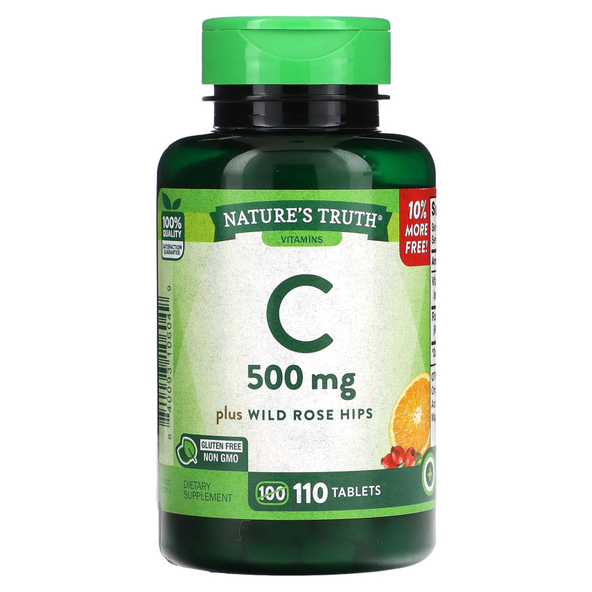 <b>네이처스트루 비타민C</b> 플러스 와일드 로즈힙 500mg 110정