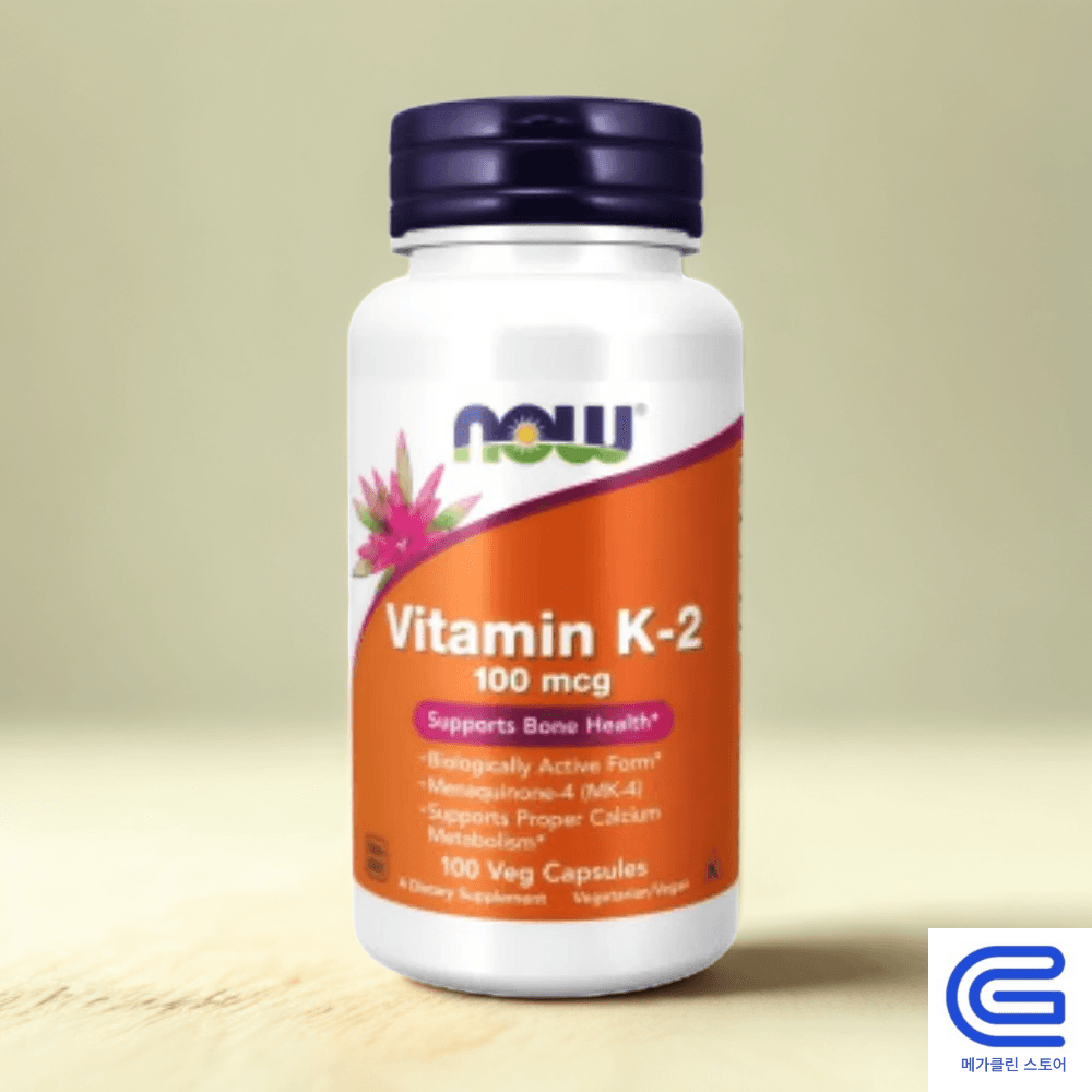 나우<b>푸드 비타민 K2</b> 100mcg 100베지캡슐 메나퀴온