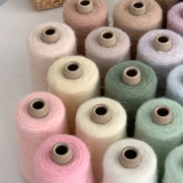 [울 튜브] 쉬폰 콘사 - 100g, 29 colors