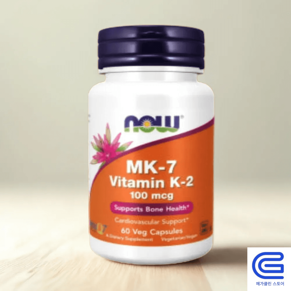 나우<b>푸드 비타민K2</b> mk7 메나퀴논100mcg 60캡슐 1개 <b>비타민케이투</b>