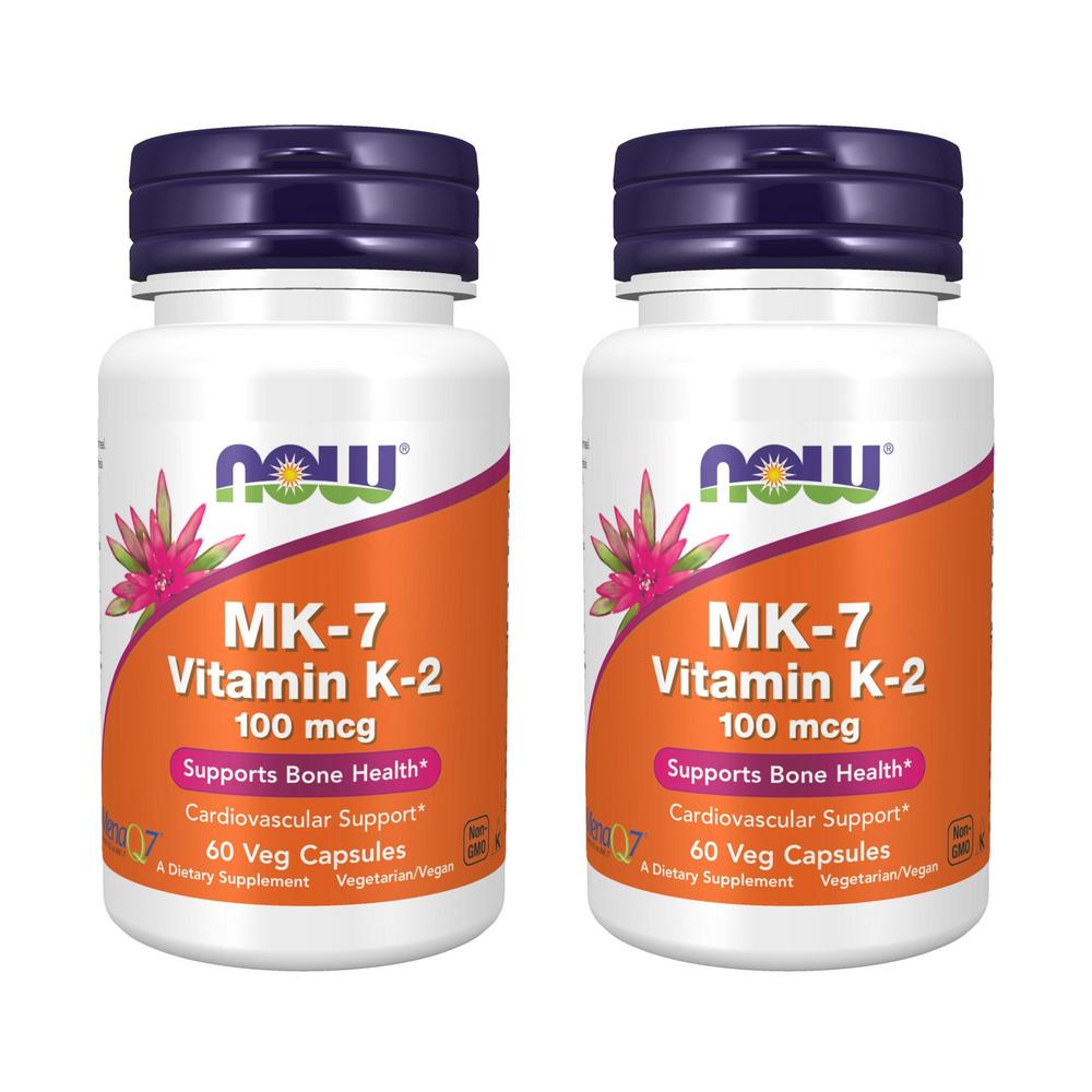 나우<b>푸드 비타민K2</b> mk7 메나퀴논100mcg 60캡슐 2개 <b>비타민케이투</b>