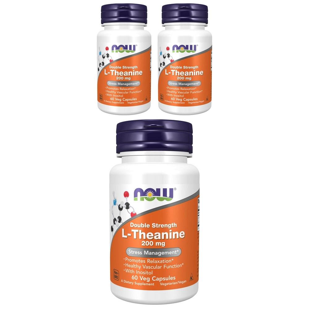 나우<b>푸드</b> L<b>테아닌</b> 엘<b>테아닌</b> 200mg 60정 3개 <b>테아닌</b>