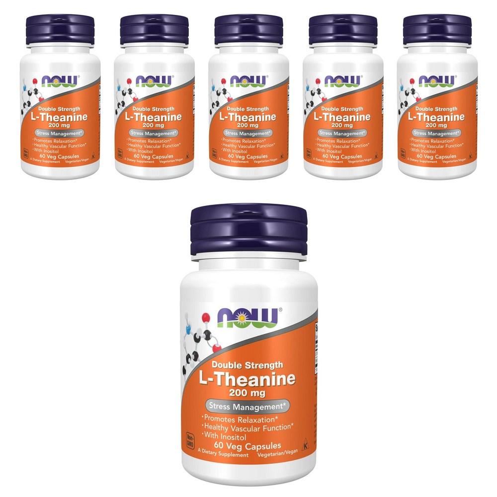 나우<b>푸드</b> L<b>테아닌</b> 엘<b>테아닌</b> 200mg 60정 6개 <b>테아닌</b>