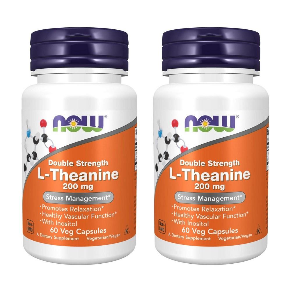 나우<b>푸드</b> L<b>테아닌</b> 엘<b>테아닌</b> 200mg 60정 2개 <b>테아닌</b>