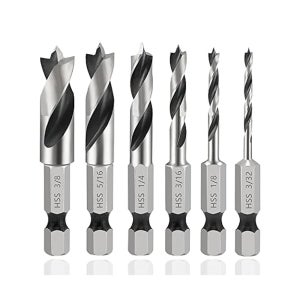 육각드릴비트 숏타입 6종세트 목공드릴