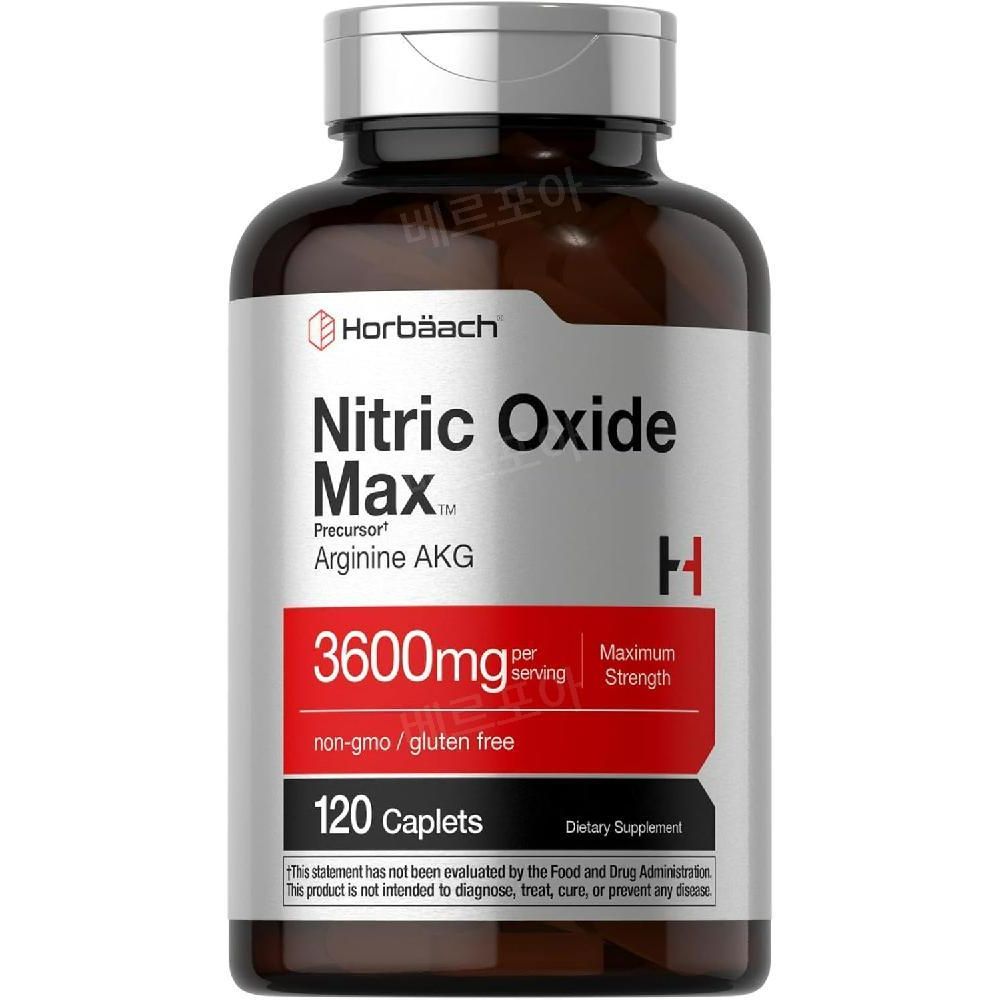 <b>호바흐</b> 산화질소 <b>아르기닌</b> AAKG 3600mg 120캡슐