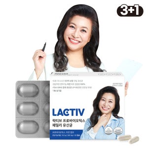 [4개월분] 락티브 패밀리 프로 신 바이오틱스 모유 프롤린 유산균 오은영 배합 30캡슐, 4개