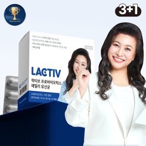 [4개월분] 락티브 패밀리 프로 신 바이오틱스 모유 프롤린 유산균 오은영 배합 30캡슐, 4개