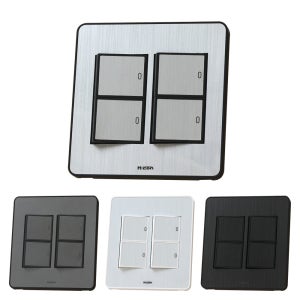 인테리어 전등 전기 스위치 커버 4구