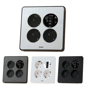인테리어 대기전력차단 3구 콘센트