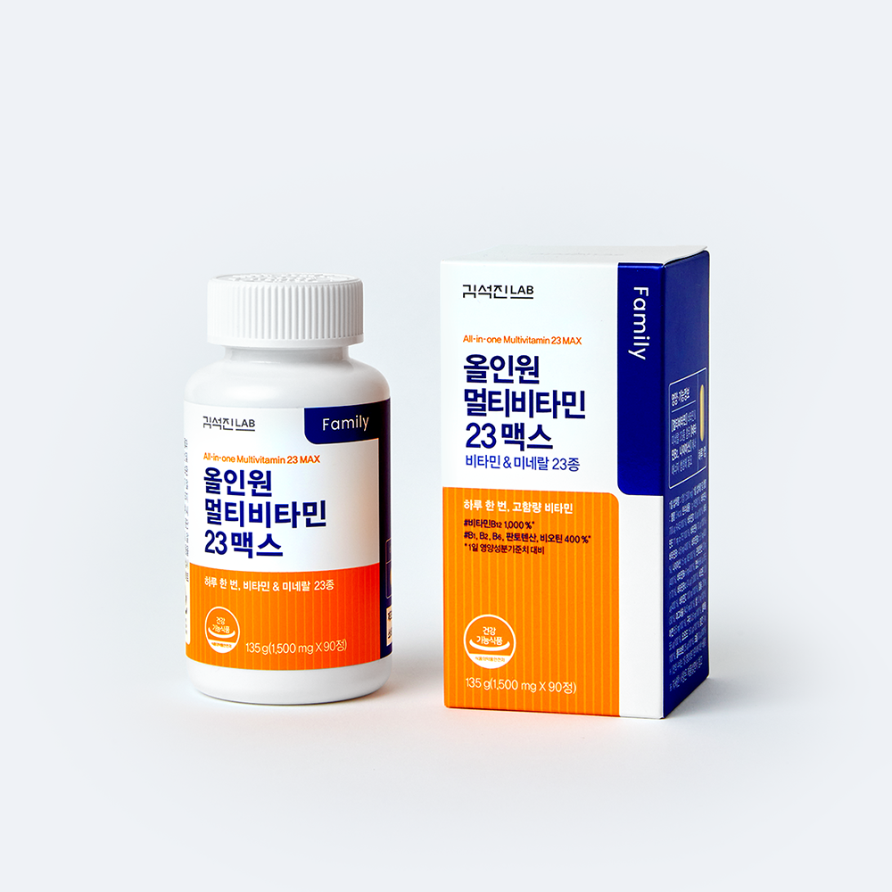 <b>김석진LAB</b> 올인원 멀티비타민 23맥스 90정, 1개