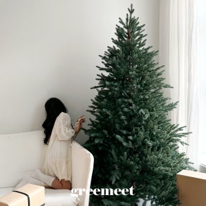 PE100 대형 홈데코 무장식 크리스마스 트리