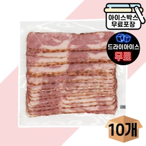 [에이치에이유통] 에쓰푸드 전지베이컨 500gX10개 2.3mm 슬라이스 햄 베이컨 토핑