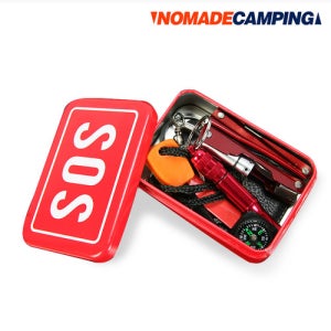 노마드 서바이벌 키트(스틸케이스) N-6897/생존키트