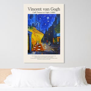 명화 인테리어 액자 그림 북유럽 감성 창문 집꾸미기 집들이 선물 고흐-밤의카페테라스 포스터종이 6호[40.9x27.3cm]