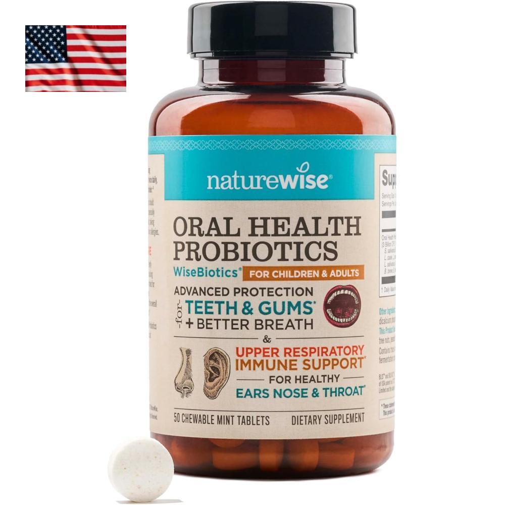 NatureWise Oral Probiotics <b>네이처와이즈 어린이</b> 구강 유산균 50개