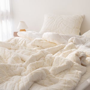 10mm 라셀 극세사이불 프리미엄 양면 극세사 슈퍼싱글 퀸 겨울 차렵이불 세트 SS Q