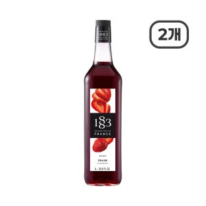 1883 딸기 스트로베리 시럽 1L, 2개