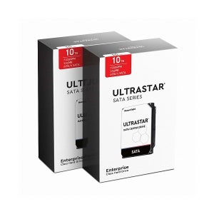 Western Digital 10TB Ultrastar DC HC330 WUS721010ALE6L4 패키지 (SATA3/7200/256M/2PACK)