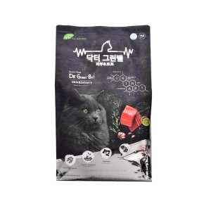닥터그린벨캣 고양이 사료 대용량사료 피부&요로 1.5kgx3