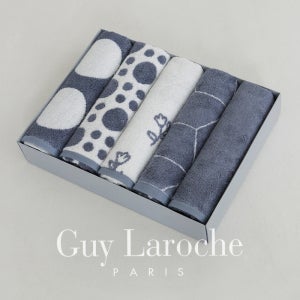 [5매세트] 기라로쉬 블랙라벨 뱀부타올 세트 먼지없는 호텔수건 부드러운 고급수건 200g