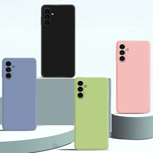 갤럭시A35 5G A356 리퀴드 실리콘 카메라 렌즈보호 풀커버 핸드폰 케이스