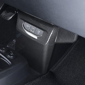 더뉴 EV6 페이스리프트 튜닝 1열 USB포트 커버 카본 몰딩 용품