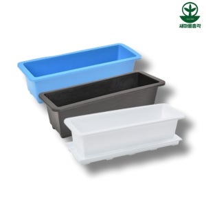 초화박스 2호 옥상텃밭 화분 플라스틱 사각 국산