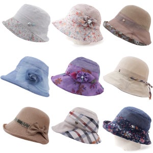 예쁜 중년 여성 모자 벙거지 엄마 할머니모자 봄 여름 버킷햇