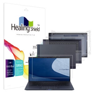 힐링쉴드 에이수스 ExpertBook B9 B9400CEA 블루라이트차단 액정보호필름1매 외부3종