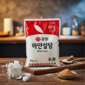 삼양사 큐원 하얀 설탕 3kg 백설탕
